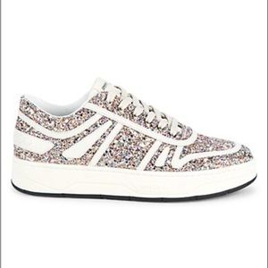 Jimmy chop glitter sneakers
